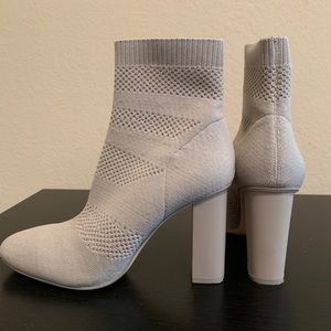 Gray Ankle Booties